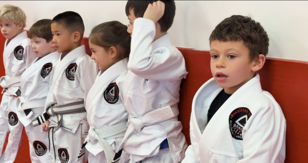 Kids training at Gracie Sports